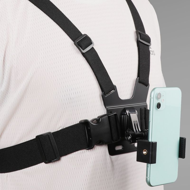 Adjustable Body Mount Belt Chest Strap For GoPro-Black