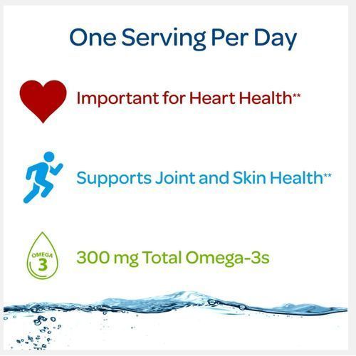Omega-3 Fish Oil 1000 Mg, X100 Softgels