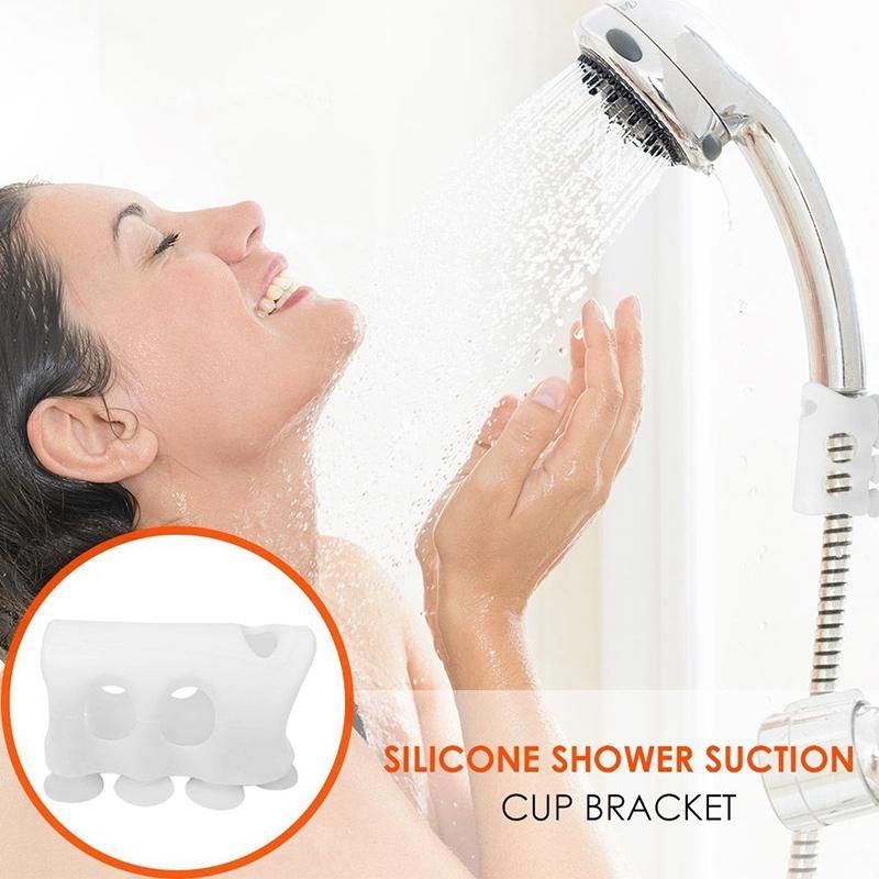 Suction Cup Shower Head Holder Adhesive,Suction Handheld Shower Head Holder Bracket,Removable Wall Mount Holder