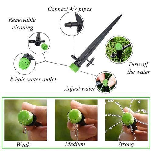 60 Pieces 360 Degree Adjustable Irrigation