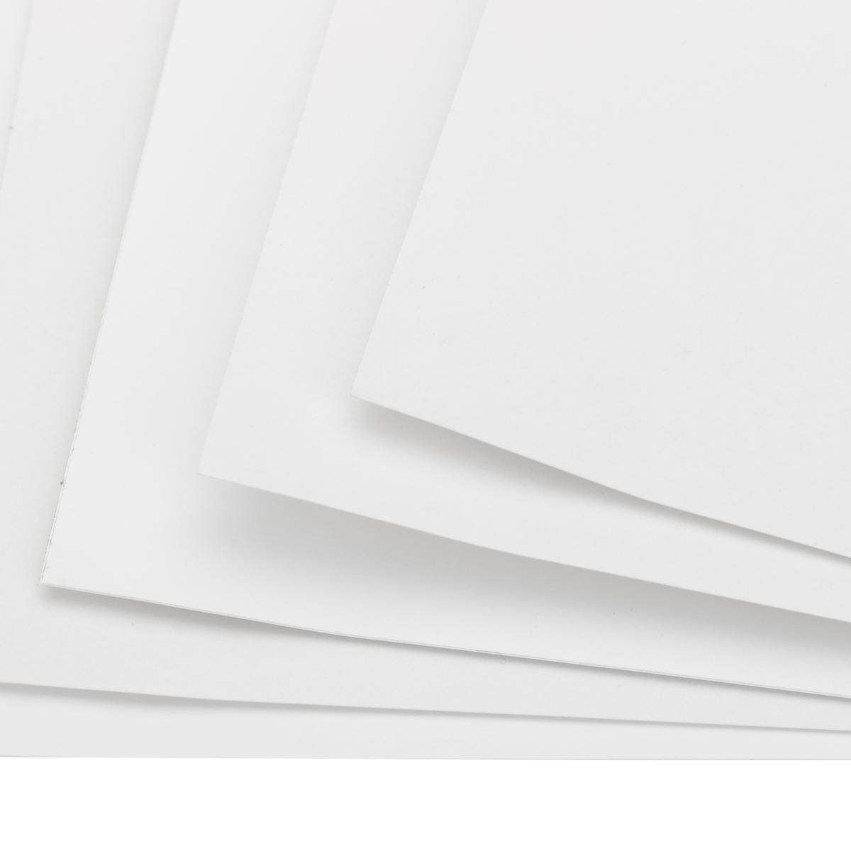 50X A4 White Glossy Self-adhesive Sticker Sticky Back Label Printing Paper Sheet