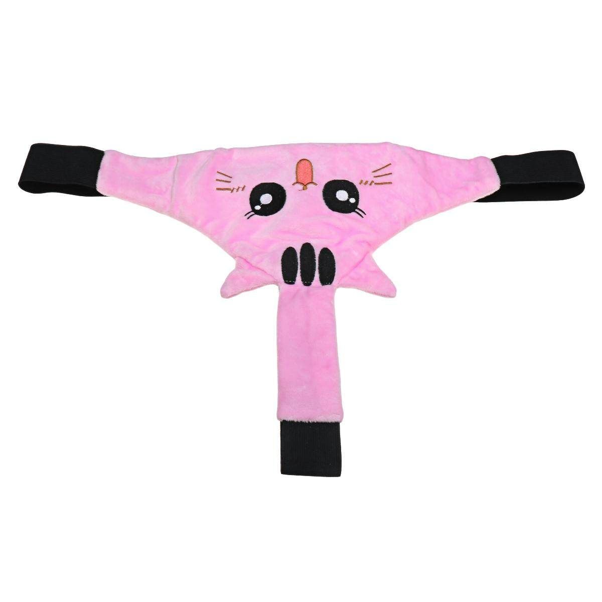 Baby Kids Head Neck Car Seat Belt Safety Headrest Pillow Pad Protector Pink