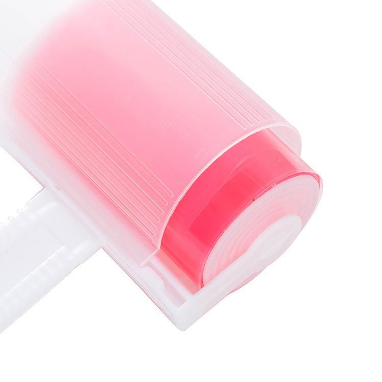 Medium-sized washable roller sticky hair sticky portable sticky clothes hair duster carpet sheets absorb hair sticky blue with cover