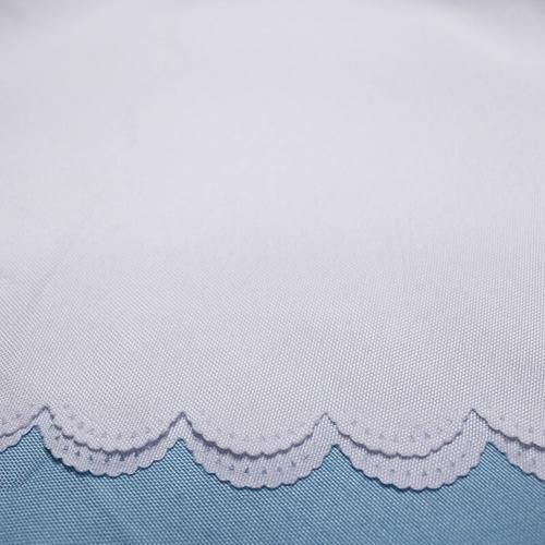 1pcs Round TableCloth White For Wedding Events Banquet Hotel Polyester Plain Table Cover Dining Decoration