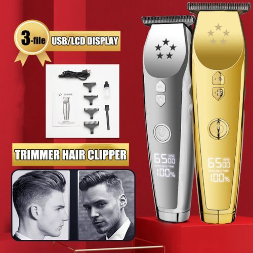 LCD Display Cordless Electric 3 Speed Adjustable T- H Silver