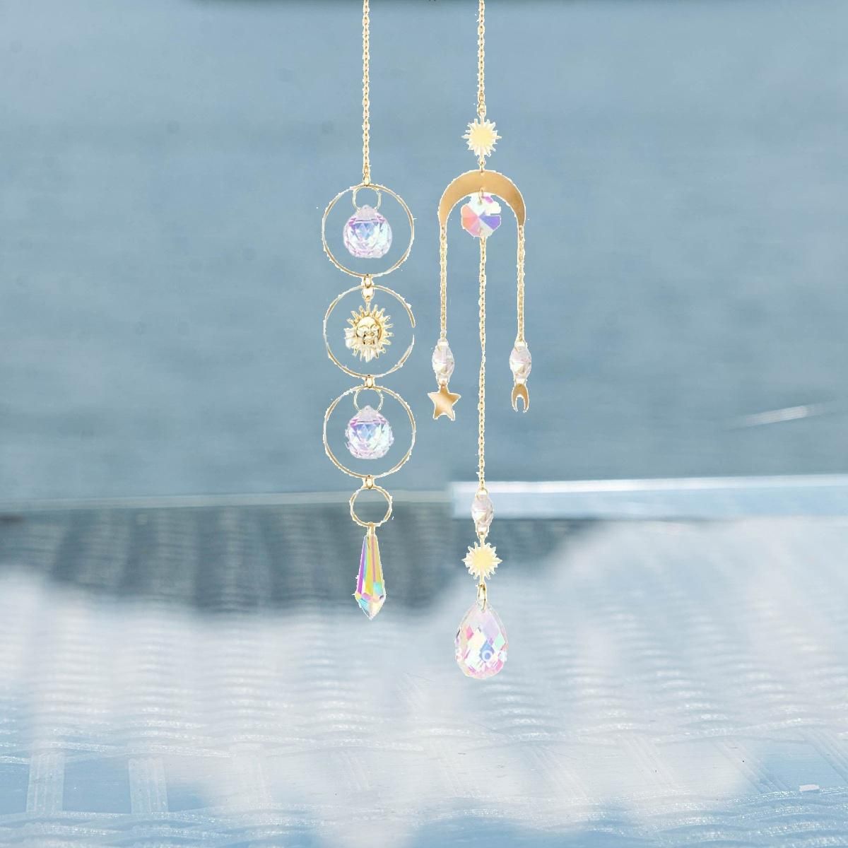 6 Pack Suncatcher Crystal Sun Catcher Crystal Pendant