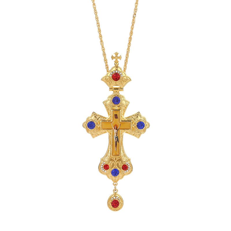 Christian Religion  Cross Pendant Long Cross Necklace Large