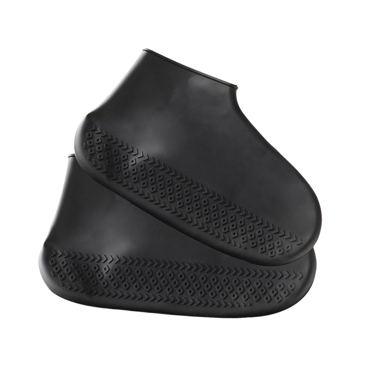 Waterproof Silicone Shoe Covers For Rain Travel Black S