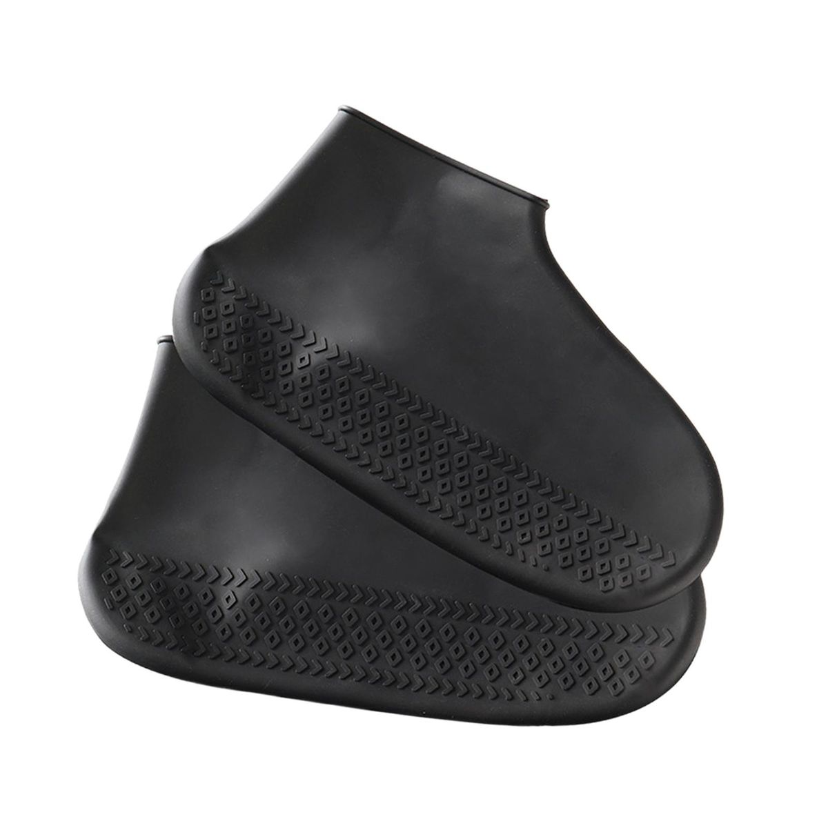 Waterproof Silicone Shoe Covers For Rain Travel Black S