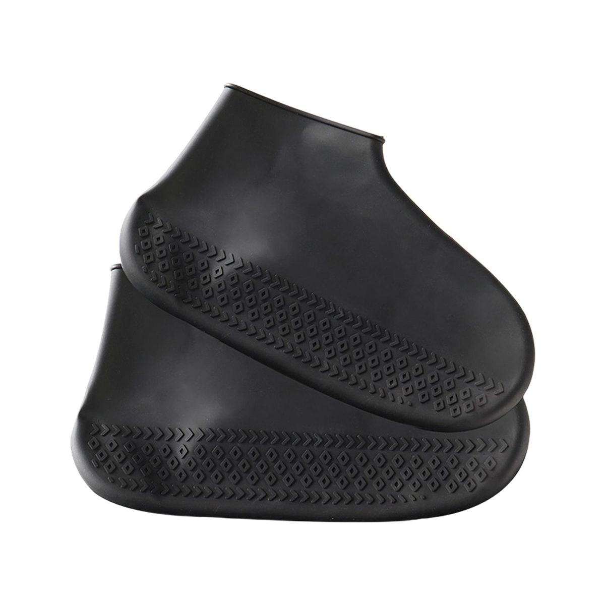 Waterproof Silicone Shoe Covers For Rain Travel Black S