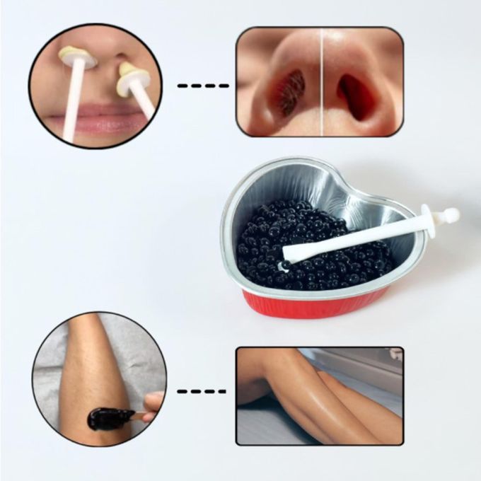 Hard  Beans Specific For Hair Removal Legs Underarms Nose Men Black