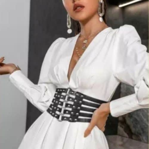 High-end Wide Corset Pu Leather Belt