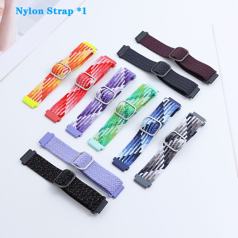 Nylon loop strap for Samsung Galaxy Watch 6 4 44mm 40mm 6 Classic 43mm 47mm braided bracelet Galaxy 5/5 Pro 45mm Corya strap