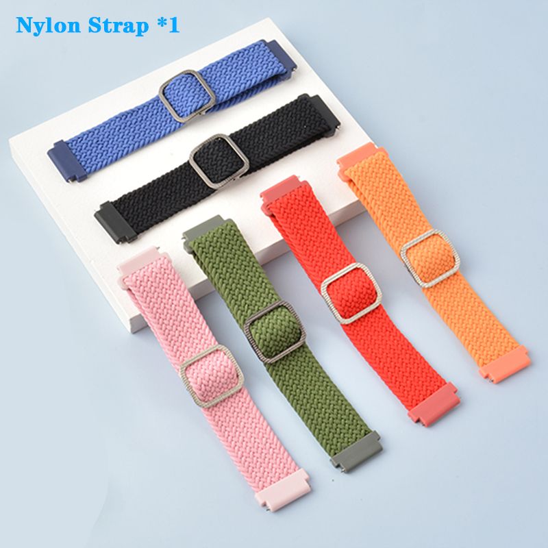 Nylon loop strap for Samsung Galaxy Watch 6 4 44mm 40mm 6 Classic 43mm 47mm braided bracelet Galaxy 5/5 Pro 45mm Corya strap
