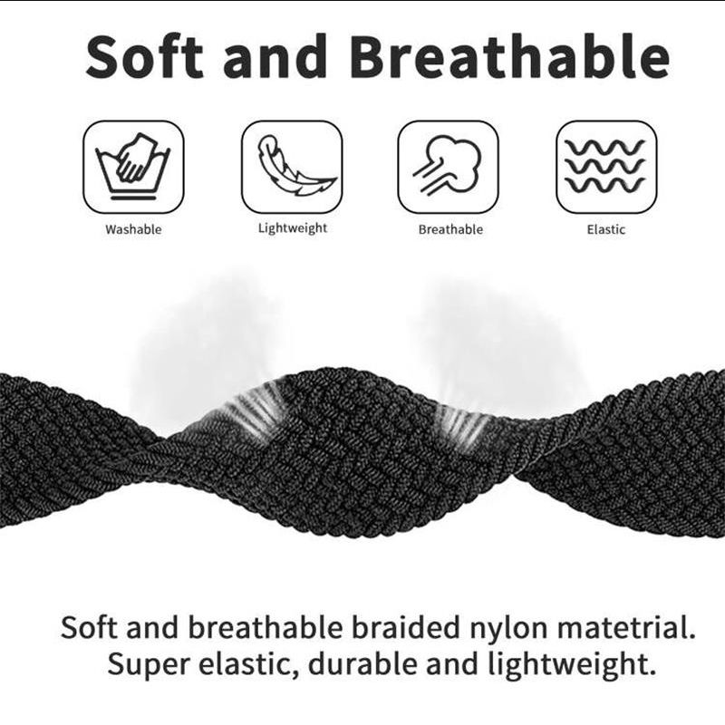 Nylon loop strap for Samsung Galaxy Watch 6 4 44mm 40mm 6 Classic 43mm 47mm braided bracelet Galaxy 5/5 Pro 45mm Corya strap