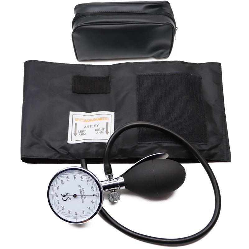 Classic Blood Pressure Monitor BP Adult Cuff Tonometer Arm Aneroid Sphygmomanometer With Manual Pressure Gauge