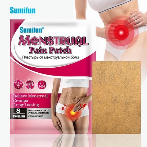 8Pcs Feminine Pain Relief Patch Menstrual Cramp Heating Pad