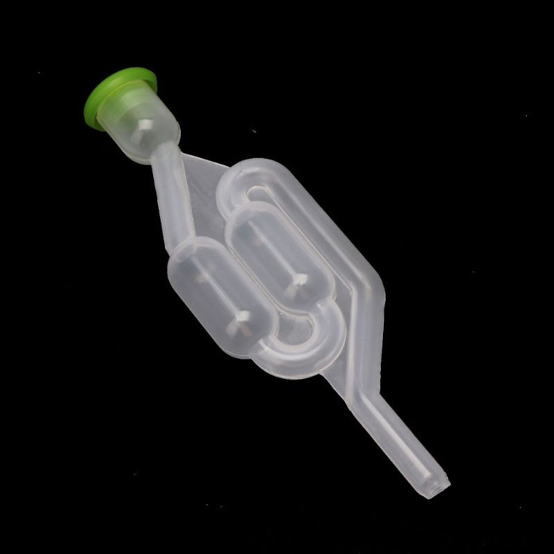5Pcs Water Seal Exhaust Plastic Fermenting Air Locks Twin Bubble S Types Wine Airlocks Fermenter