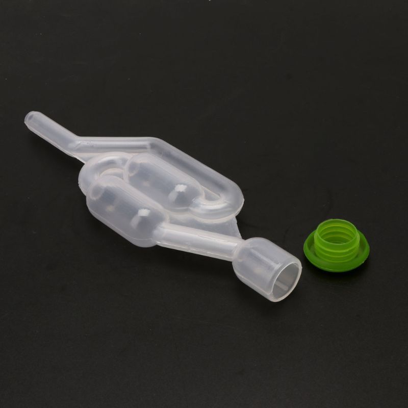 5Pcs Water Seal Exhaust Plastic Fermenting Air Locks Twin Bubble S Types Wine Airlocks Fermenter
