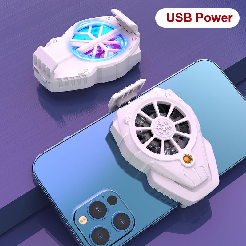 Magnetic Cooler Black Shark 4 3 Pro Phone Radiator Phone Cooling Fan For IPhone 12 Rog 5S OnePlus 10 9 Pro Cooler Fast Cooling