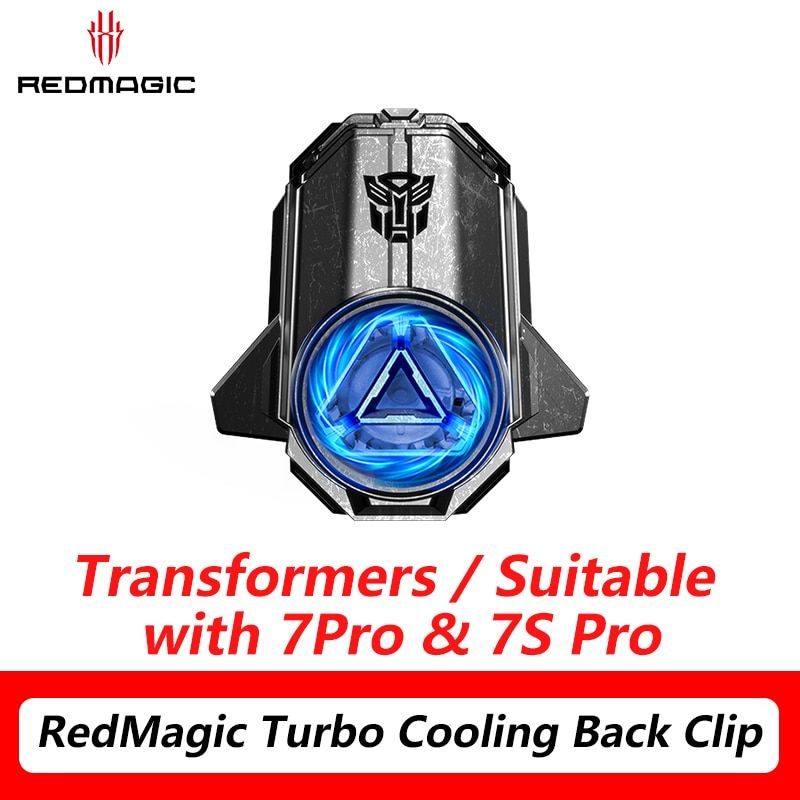 Nubia RedMagic Turbo Cooler For RedMagic 7s Pro  7 Pro Gaming Phone Fan Cooler APP Control ICE Dock Suitable Widt 70-82mm