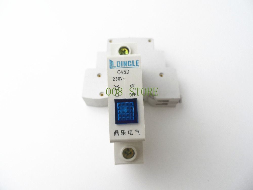 Circuit Breaker Indicator Light Signal Lamp 230V Blue
