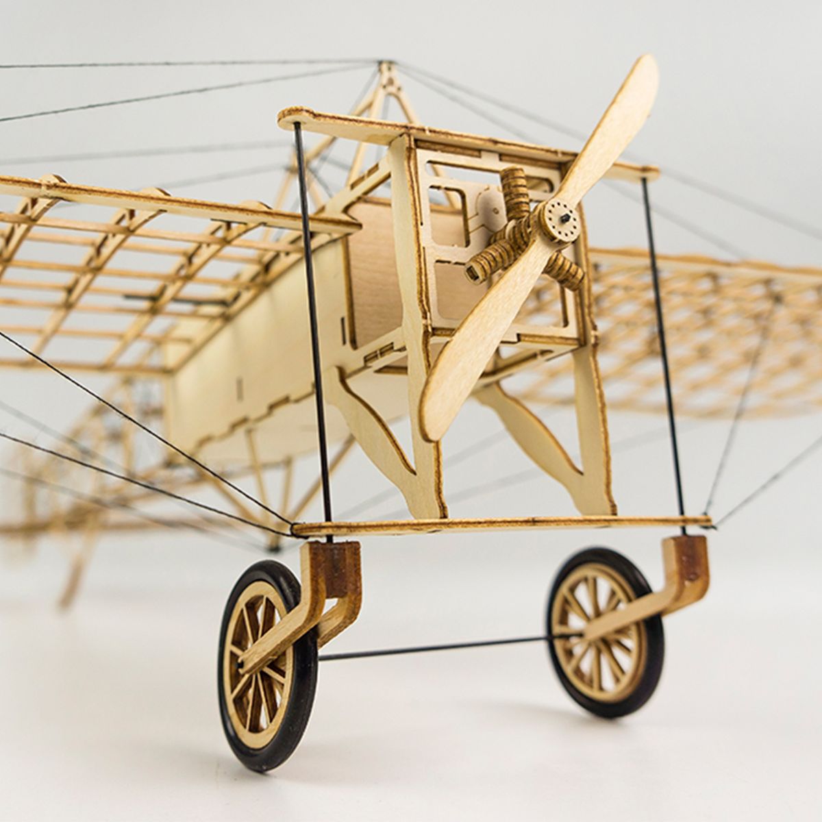 DWH VX14 1:23 Scale 380mm Wingspan Airplane Static Wooden