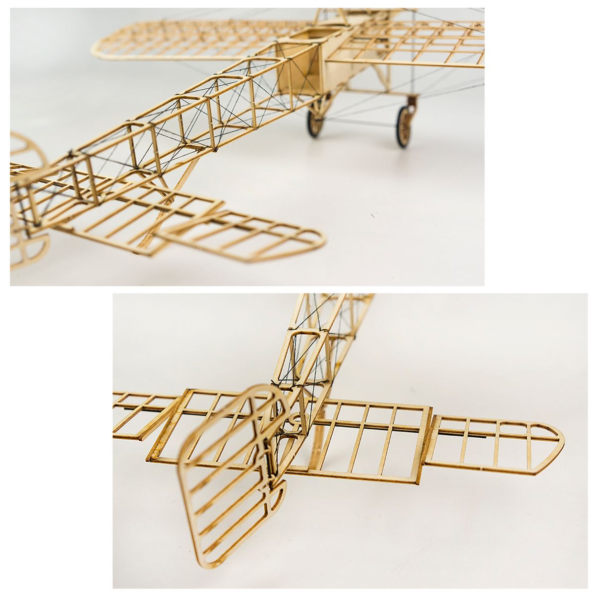 DWH VX14 1:23 Scale 380mm Wingspan Airplane Static Wooden