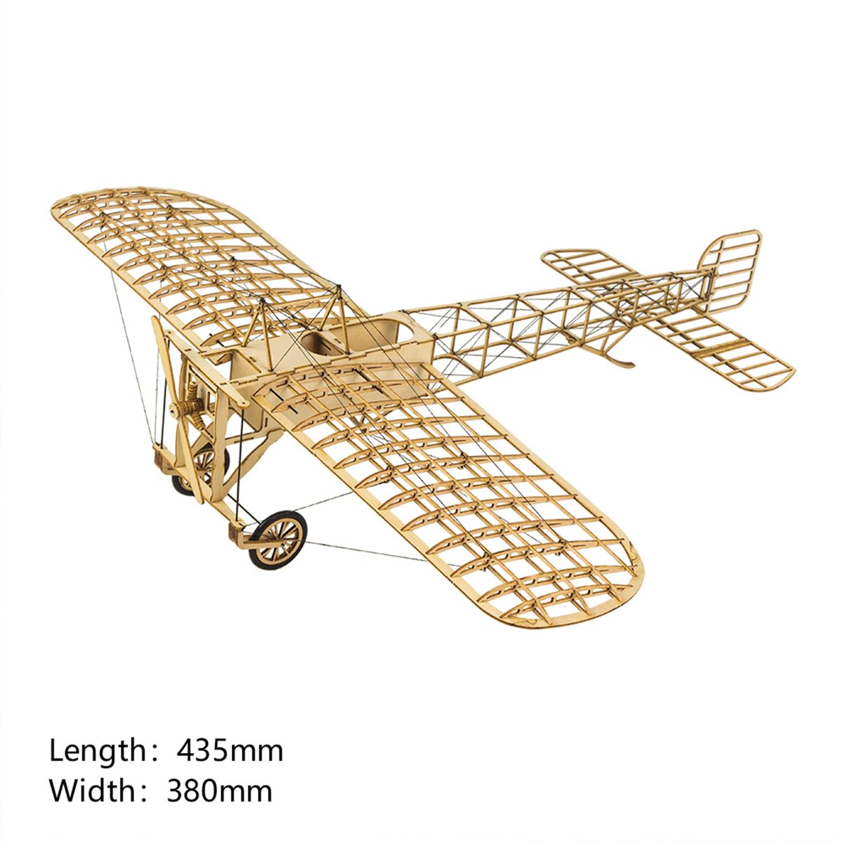 DWH VX14 1:23 Scale 380mm Wingspan Airplane Static Wooden