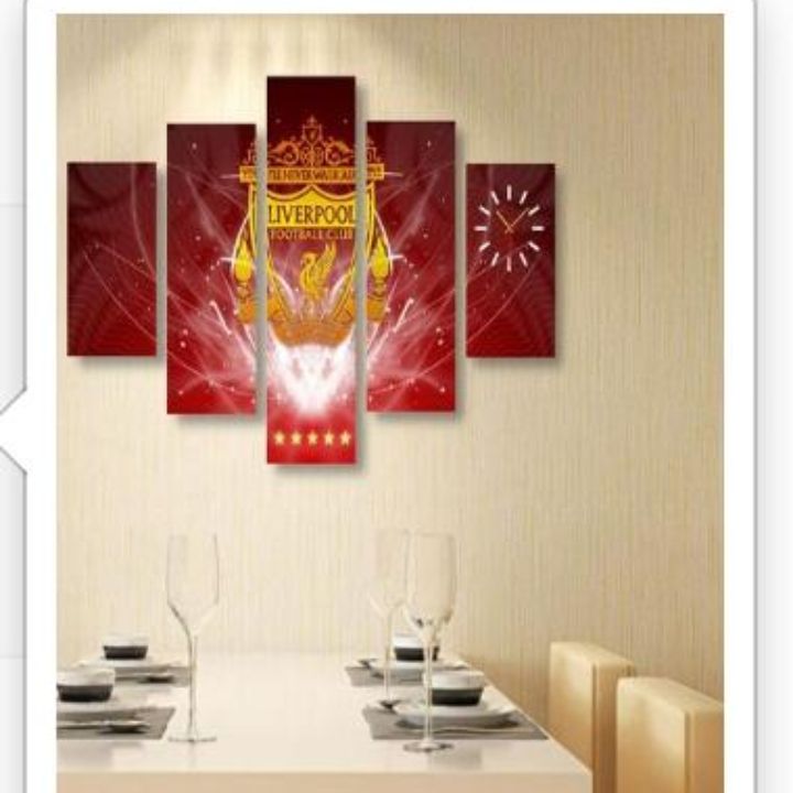 Liverpool 5 Piece Canvas Wall Frame