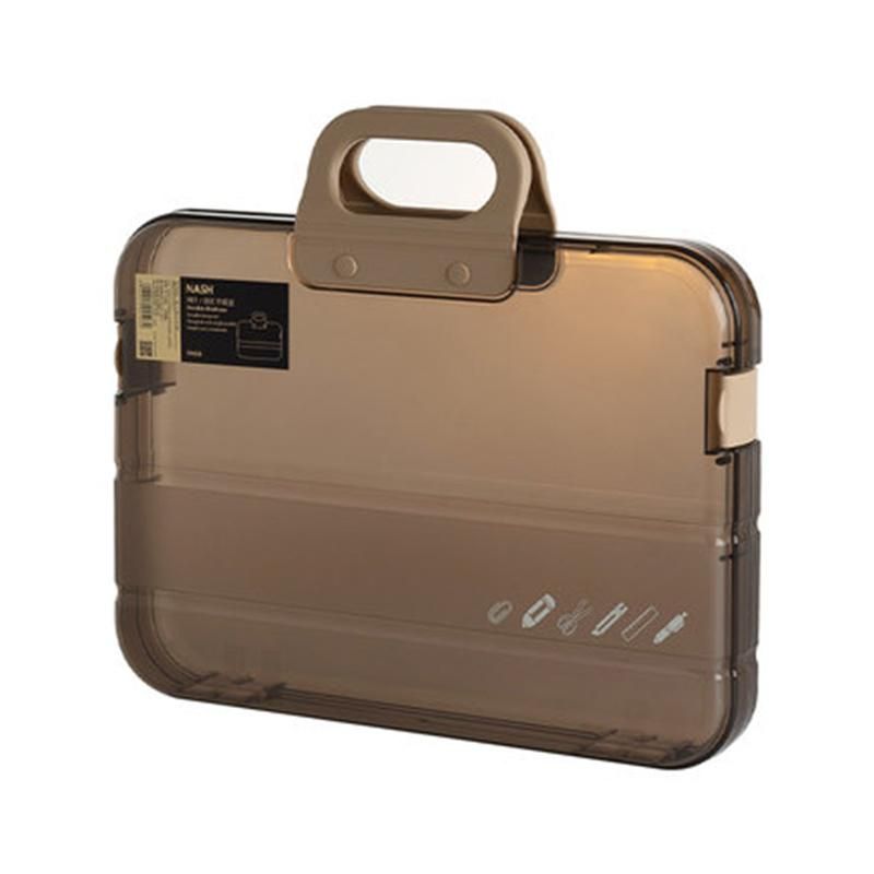Plastic File Organizer Single Pocket Expanding File Folder For Letter Decorative Document Keeper for A4 Files with Lock