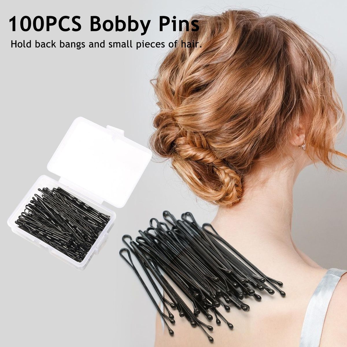 100PCS Thin U Shape Hairpins Women Hair Clips