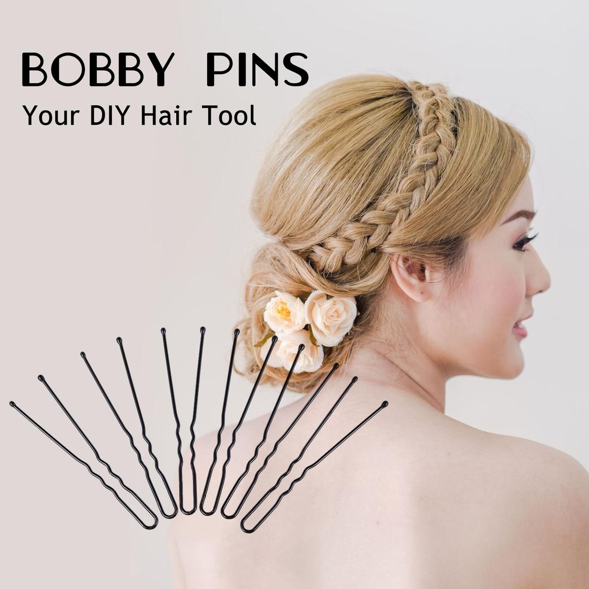 100PCS Thin U Shape Hairpins Women Hair Clips
