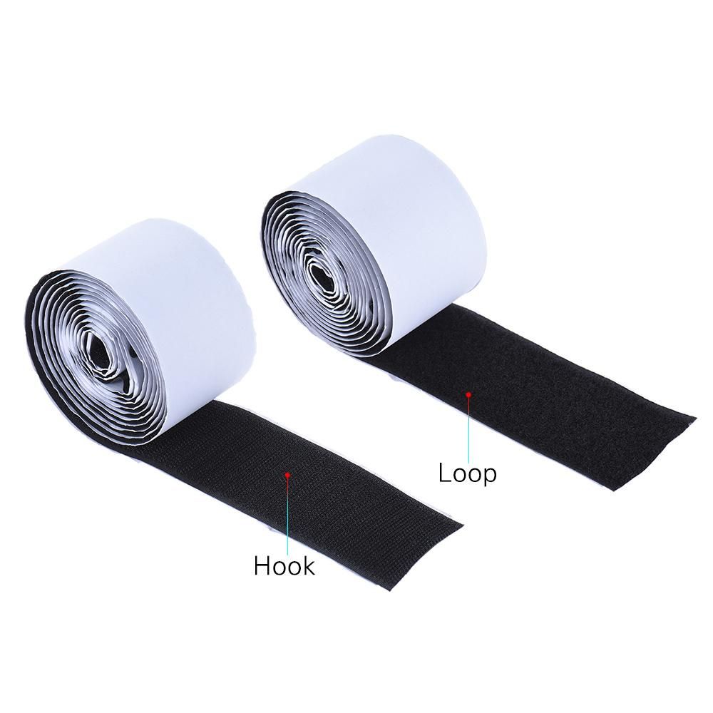 Pedalboard Pedal Mounting Tape Fastener Length 2M Width 5CM for Guitar Pedal Board, 2-Pack (1 Hook + 1 Loop)