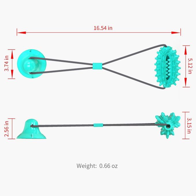 Su Ker Drawstring Dog Toy Pri Kly Pear Dog Su Ker Toy Polka Dot Texture Toy-lake Blue-Su Ker  A Tus