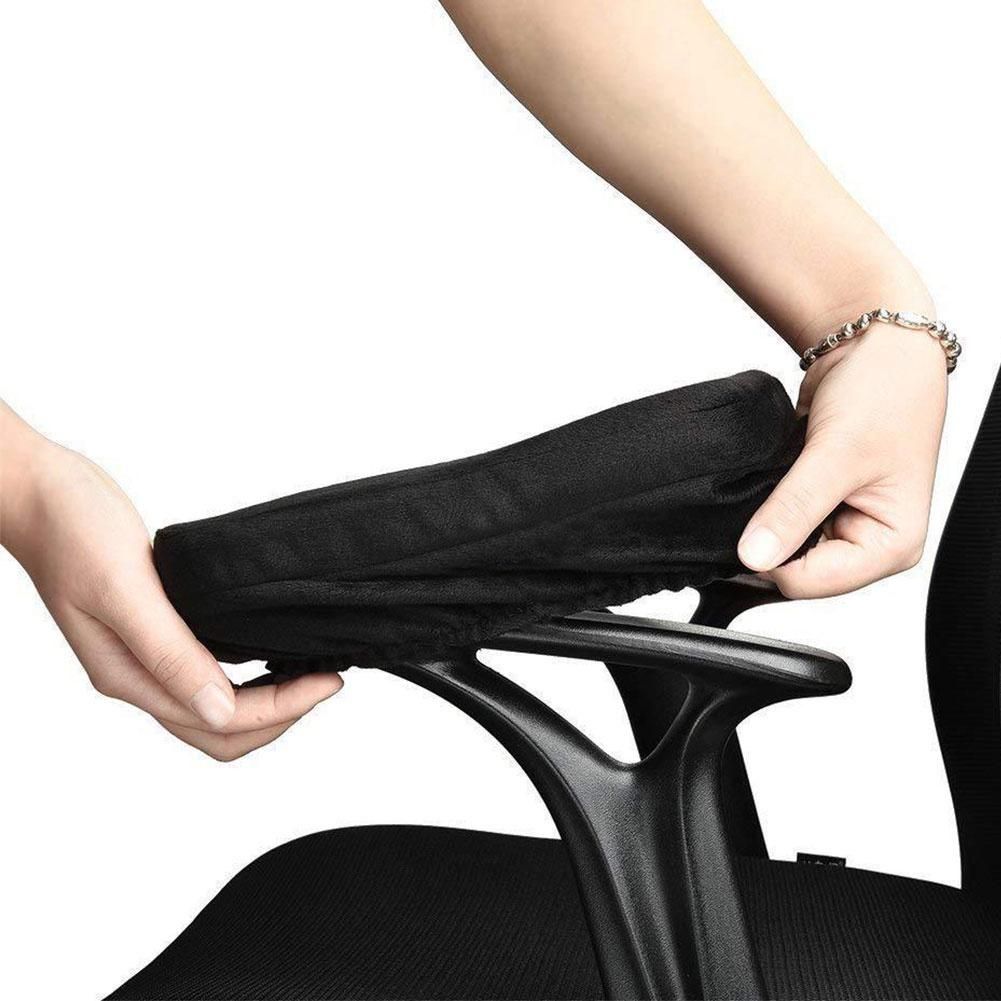 Chair Armrest Pad Support Ergonomic Forearms Memory Foam Elbow Pillows Covers