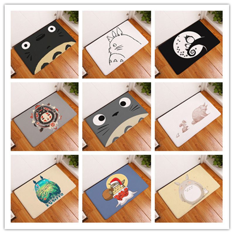 Welcome Floor Mats Lovely Cartoon Printed Bathroom