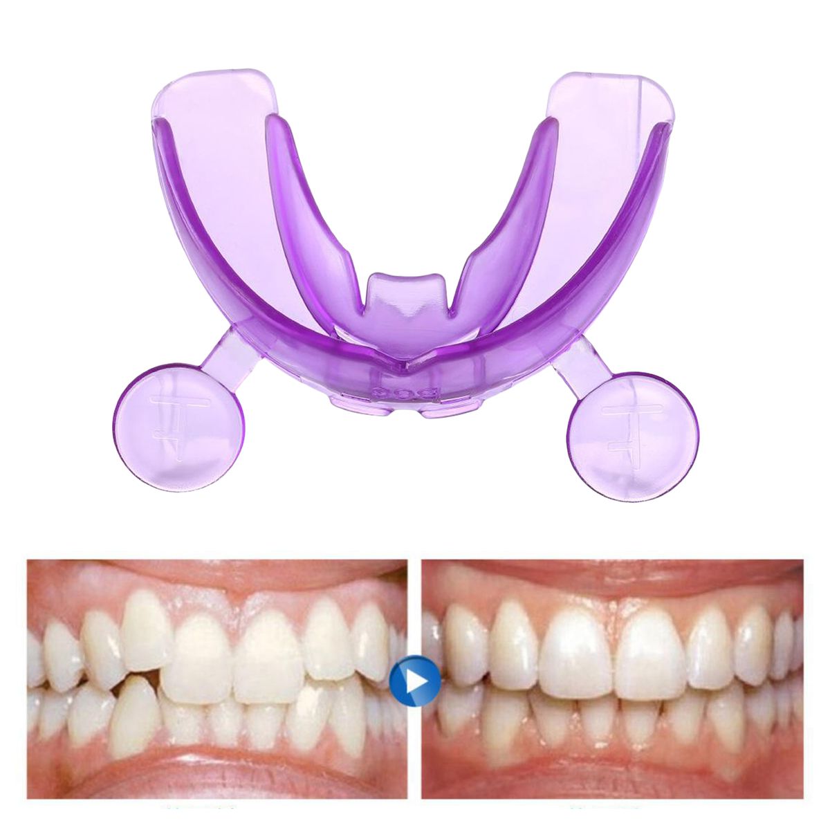 Dental Mouth Guard For Grinding Teeth Tooth Protector Night Purple