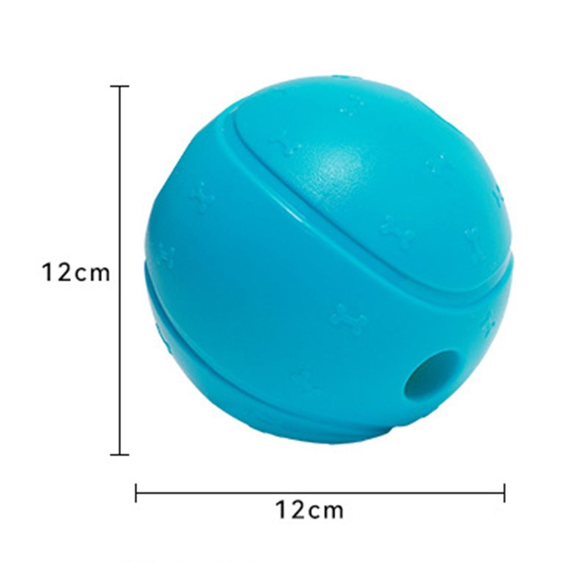 Playful Nature Release Dog Toy Pet Food Leakage Ball Relieve for Gum Blue