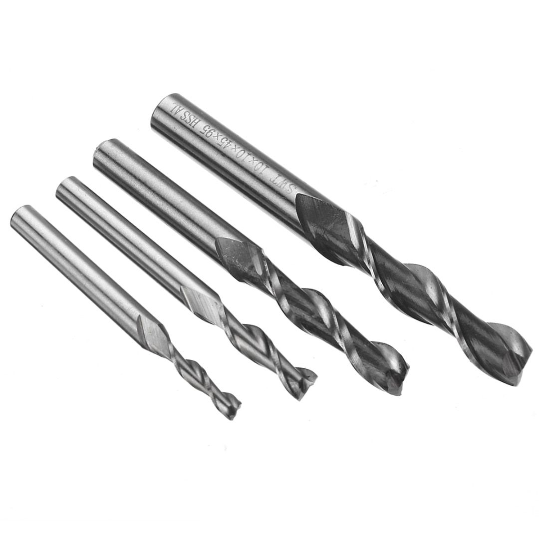 1pcs 2 Flute HSS & Aluminium End Mill Cutter CNC Bit Extended Milling Cutting Tools Machine Tools Accessories 4-10mm