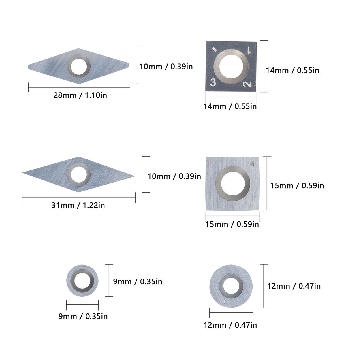 High Hardness Milling Tool Carbide Insert High Efficiency