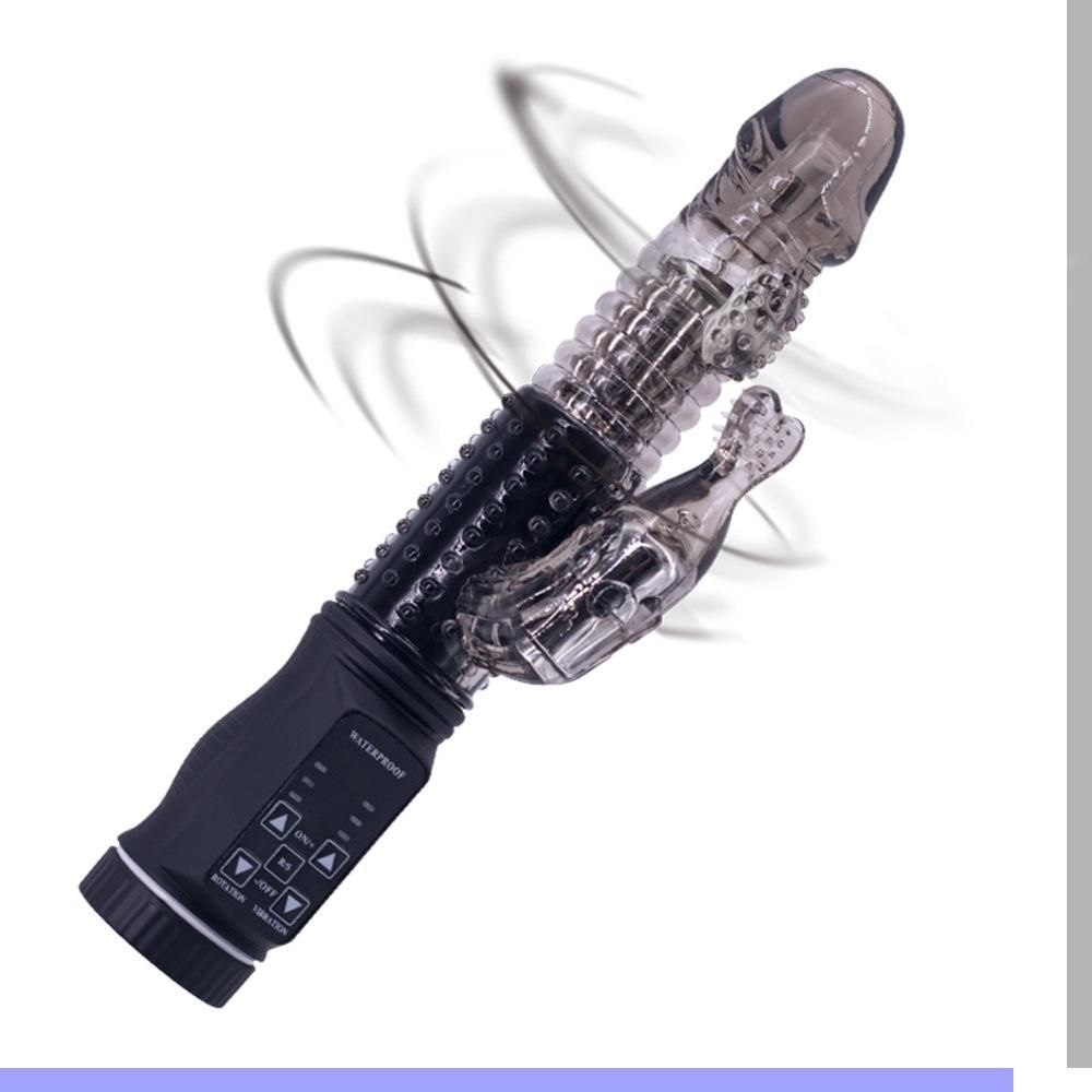 Adult products female dildo battery automatic telescopic ball vibrator masturbation device sex toys vibrator Black Mermaid Charging