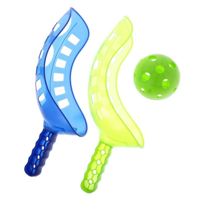 Set Of Scoop Ball Kids Family Summer Outdoor Sport Game Ball Toss &