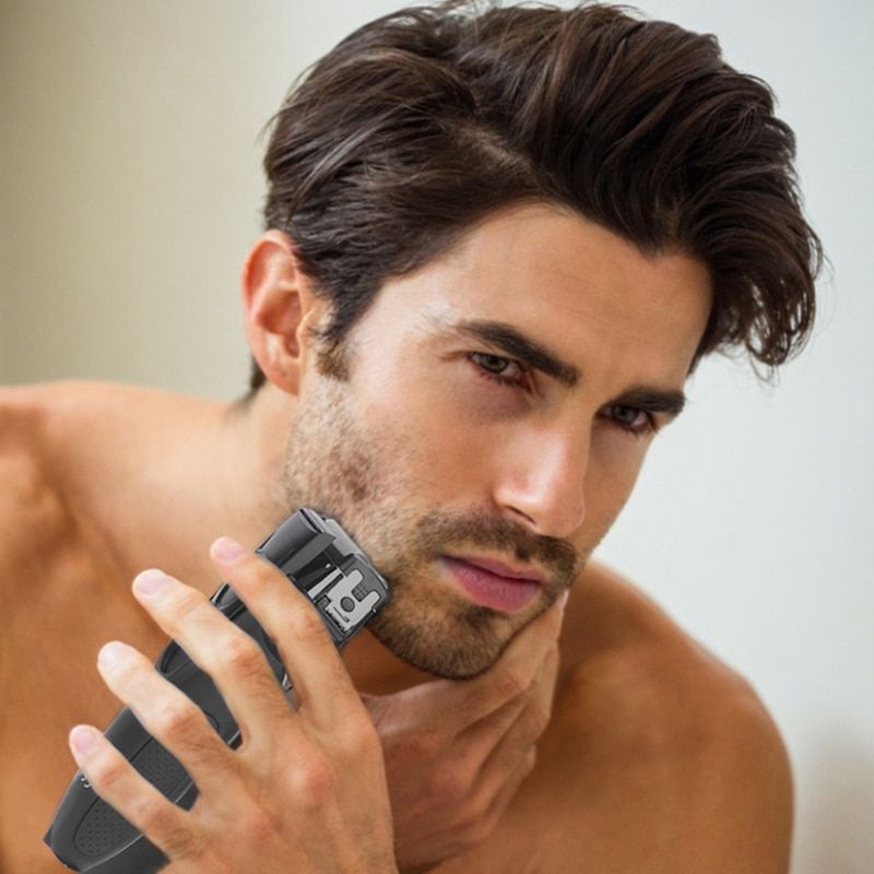 Lcd Digital Display 3D Floating Blade Electric Shaver