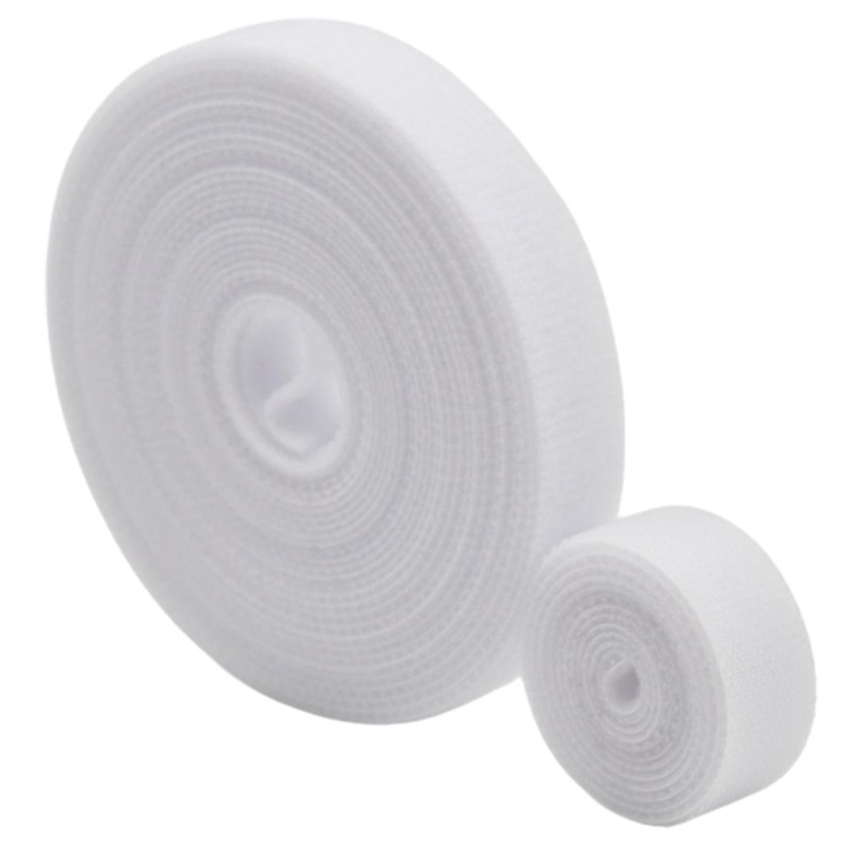 1 Roll Cable Tie Fastener Tape Design Data Cable Bundling Belt White