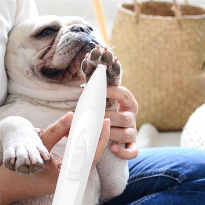 Puppy Kitten Hair Trimmer  Cordless Trimming White Rechargeable