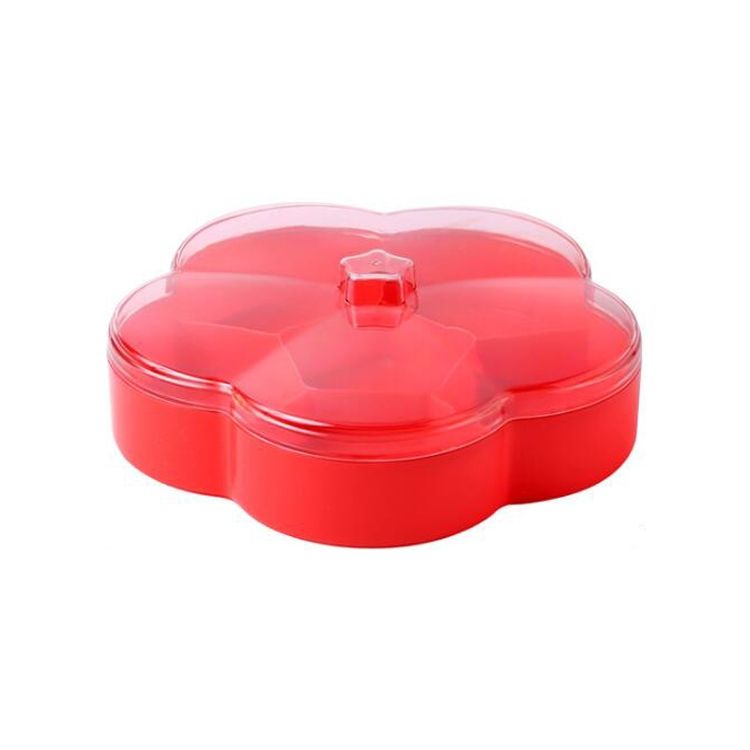 Single Layer Flower-shaped Transparent Wedding Candy Box