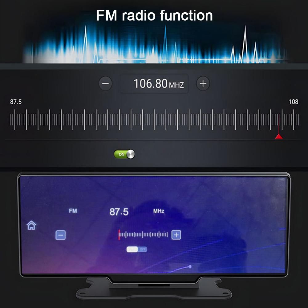 Multi-language Car Video Recorder Car Camera Auto Camcorder 10.26in Car Rearview Camera Mobilephone APP Control Car Multi-media Player BT FM AUX Car Console