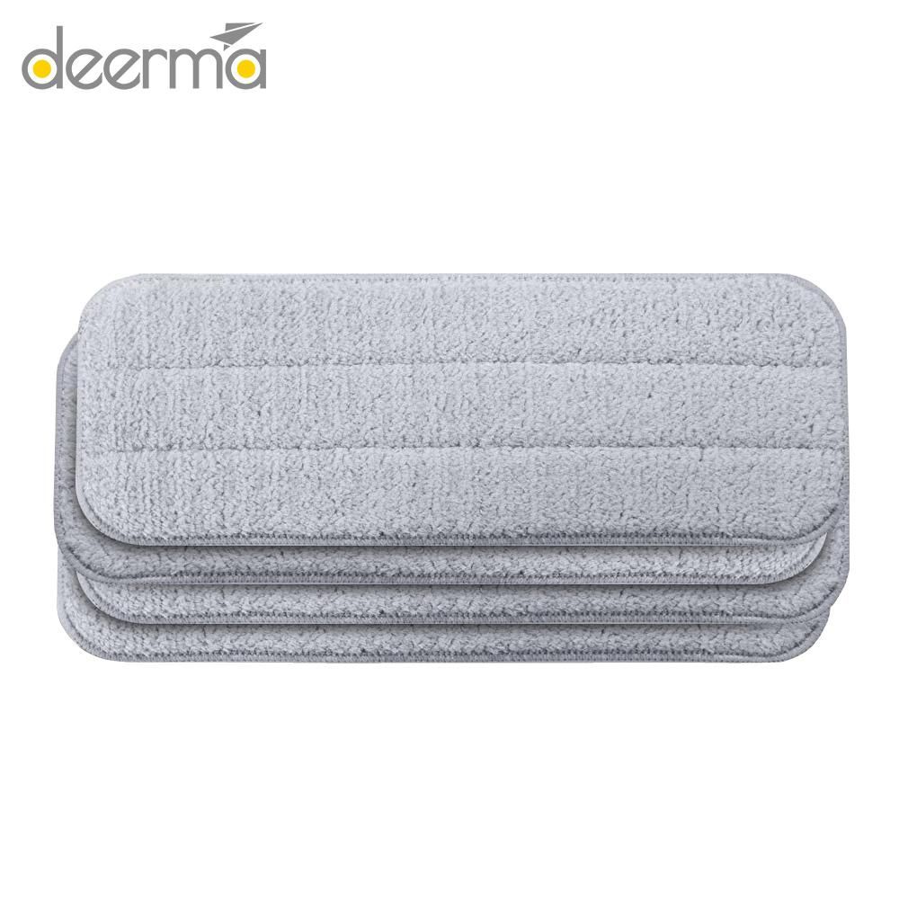 4PCS   Smart Deerma Water Spray Mop Sweeper Cloth Head Replacement Pad