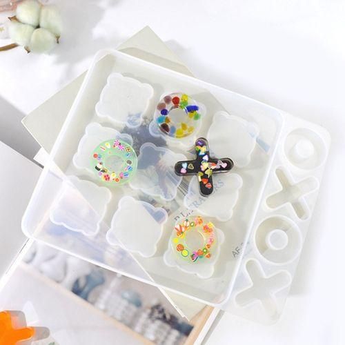 Tic Tac Toe Game Resin Molds Silicone XO Chess